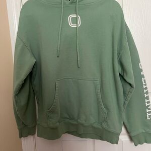 Overtime Green Hoodie with Front Pocket